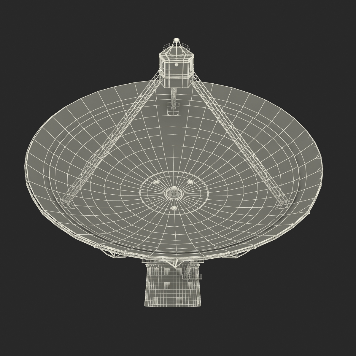 3D model Radio Telescope