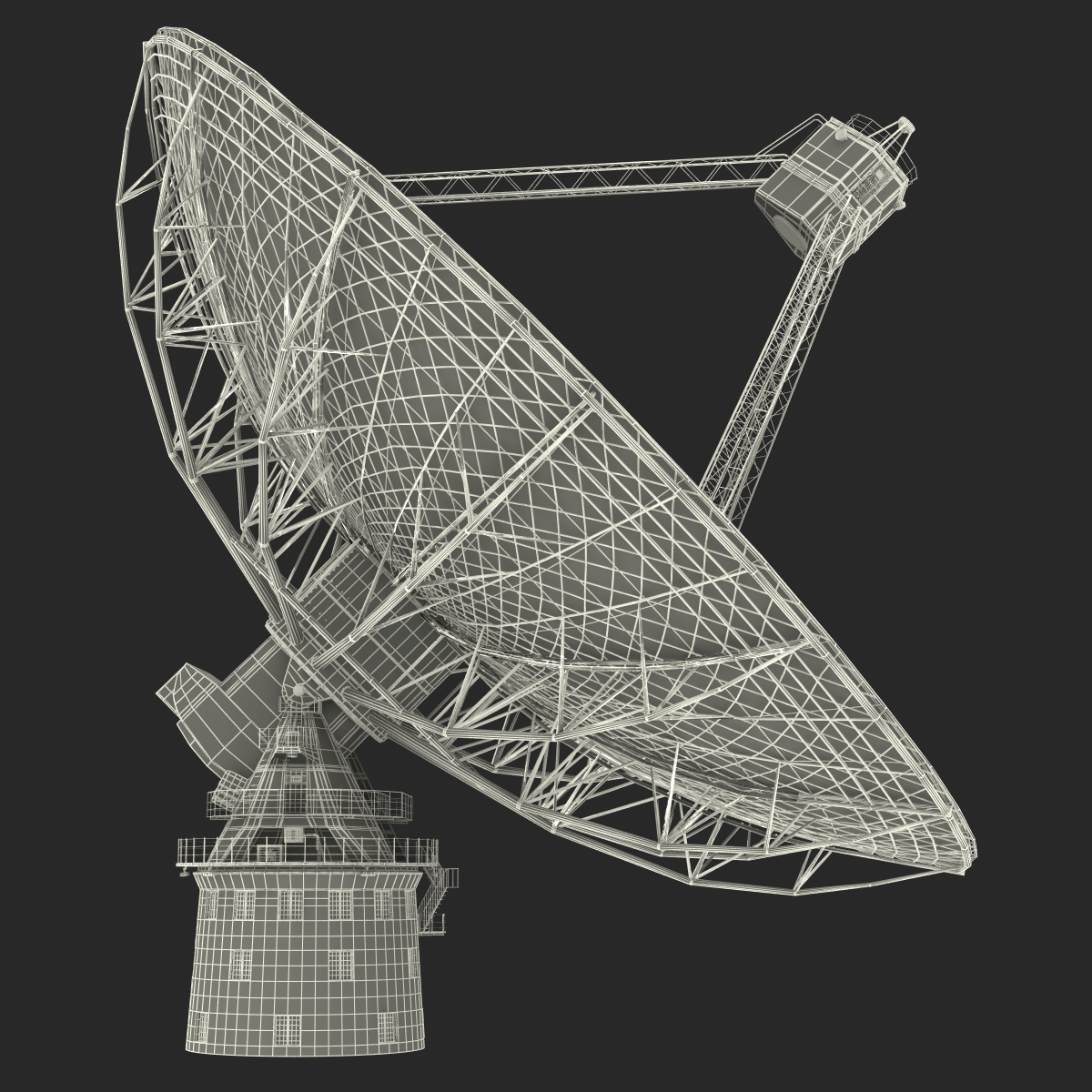 3D model Radio Telescope