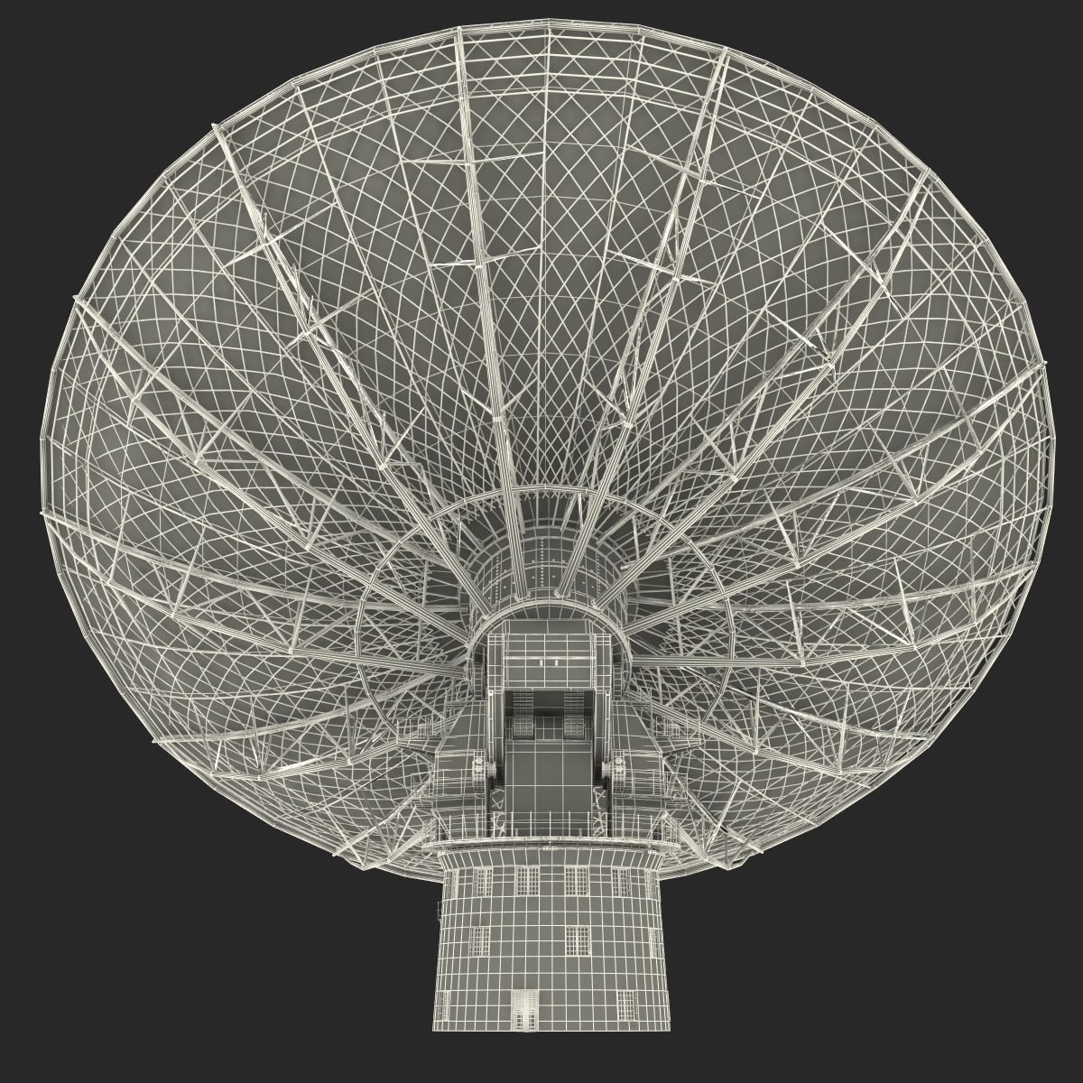 3D model Radio Telescope