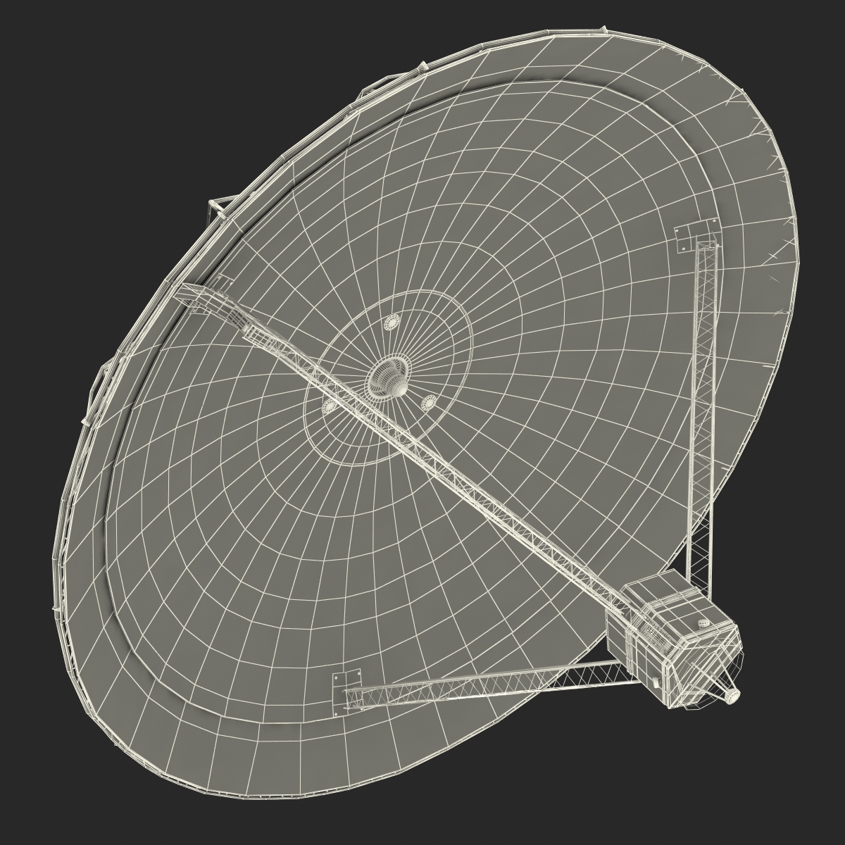 3D model Radio Telescope