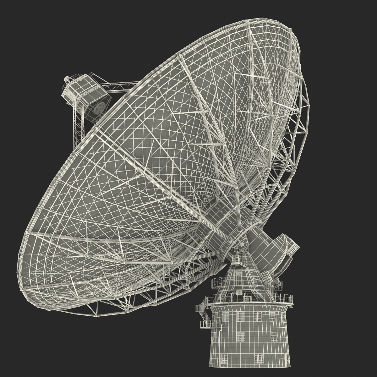 3D model Radio Telescope