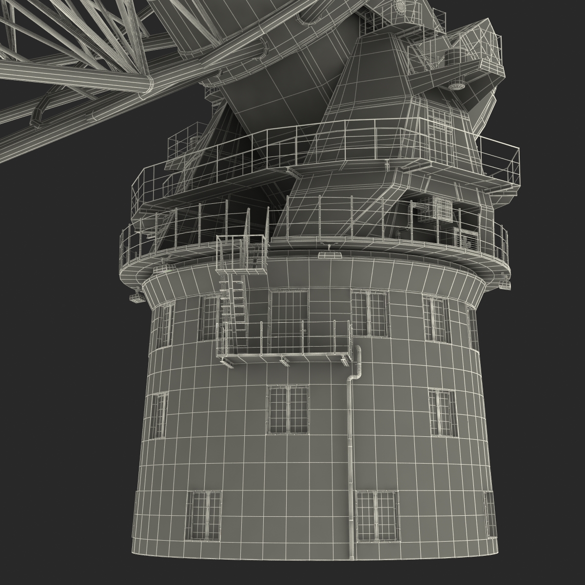 3D model Radio Telescope