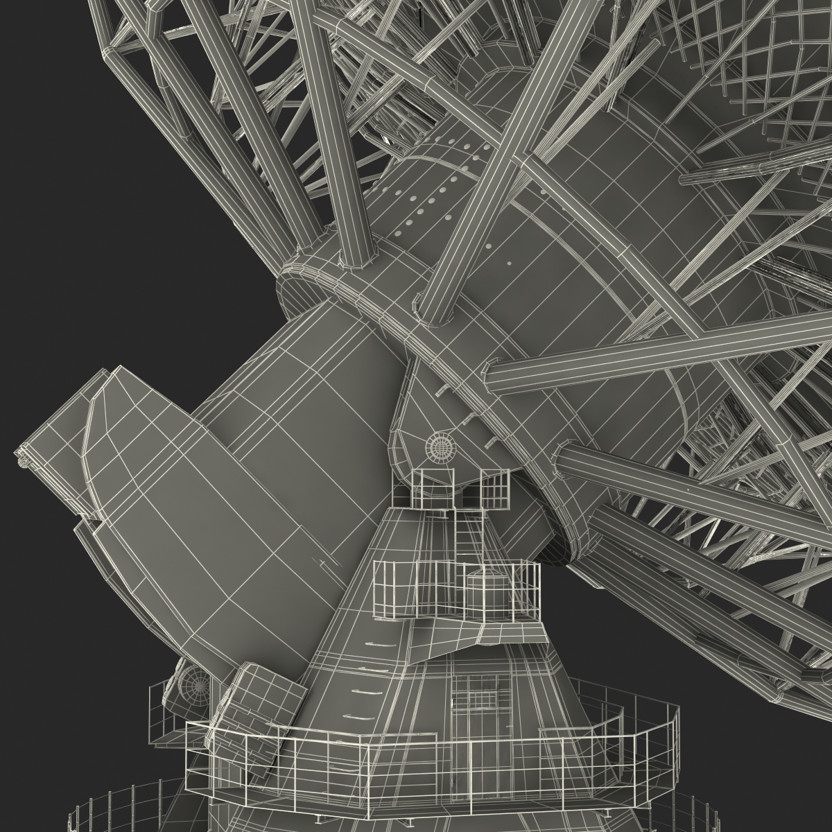 3D model Radio Telescope