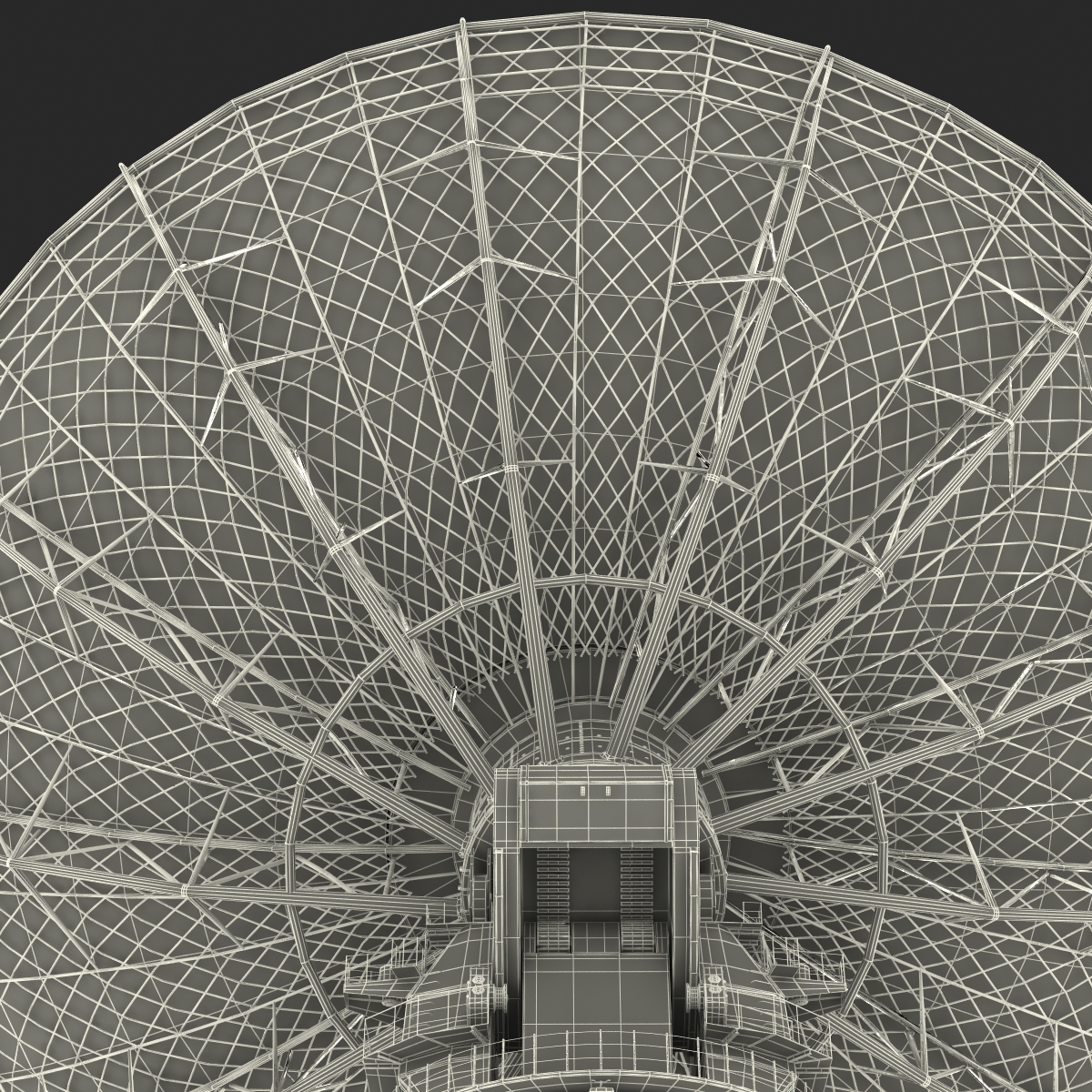 3D model Radio Telescope