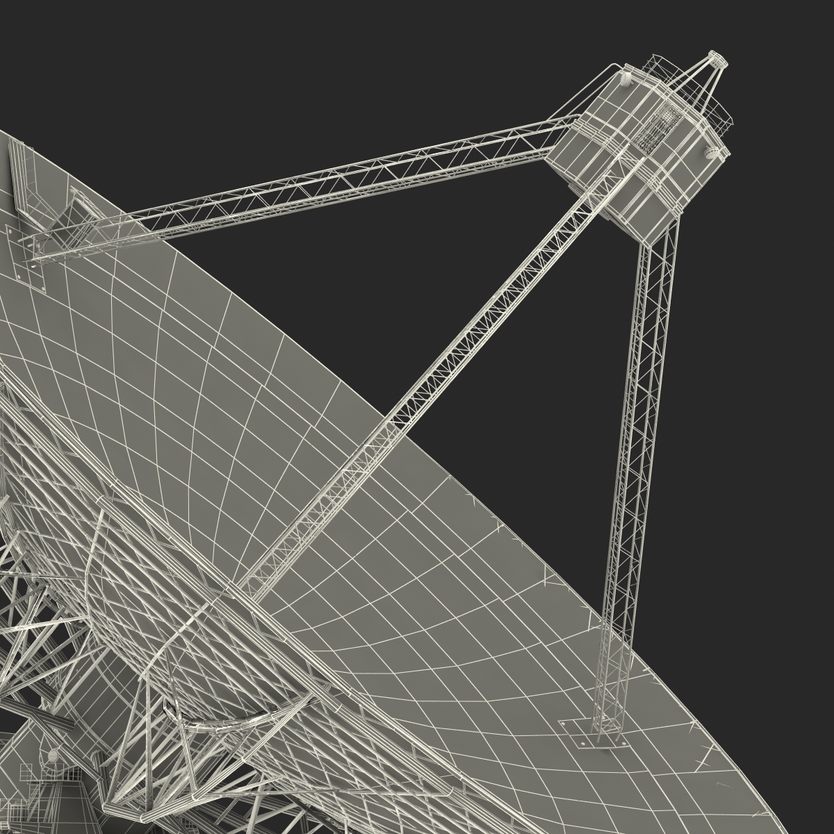 3D model Radio Telescope