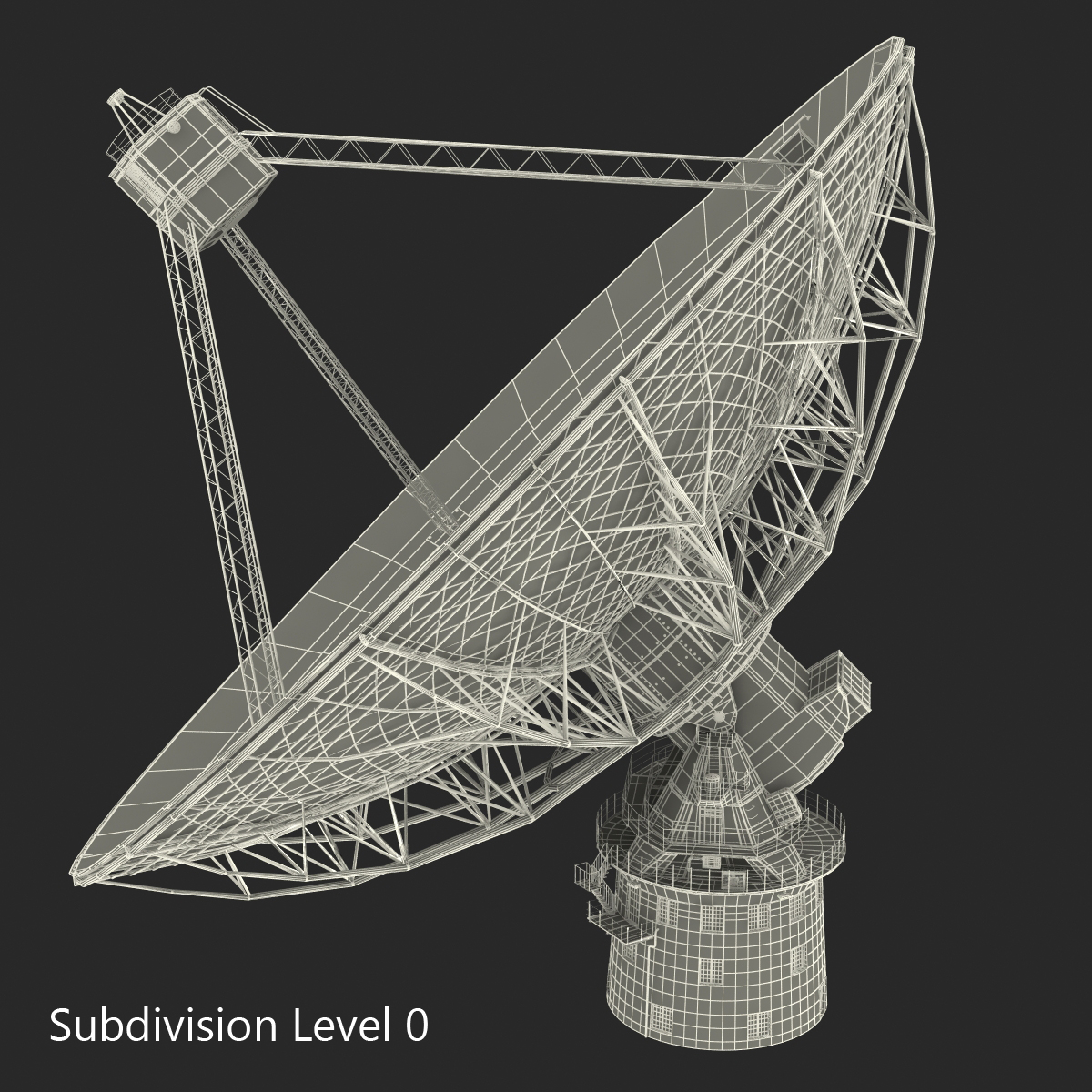 3D model Radio Telescope