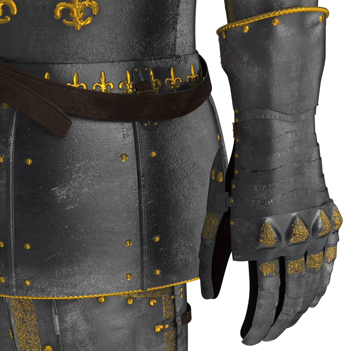 Medieval Suit of Armor 2 3D model