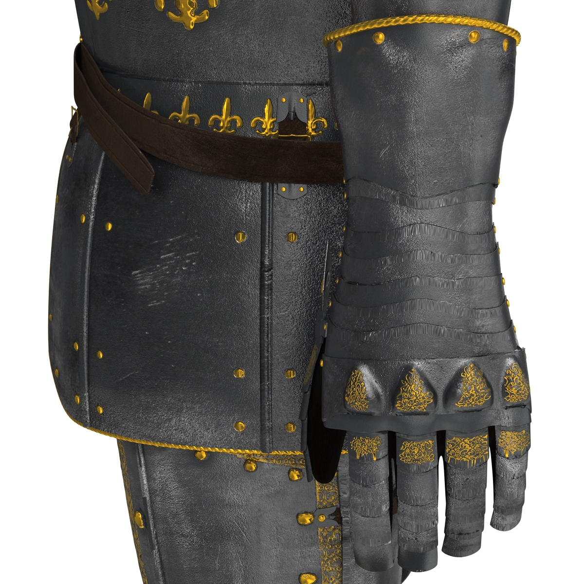 Medieval Suit of Armor 2 3D model