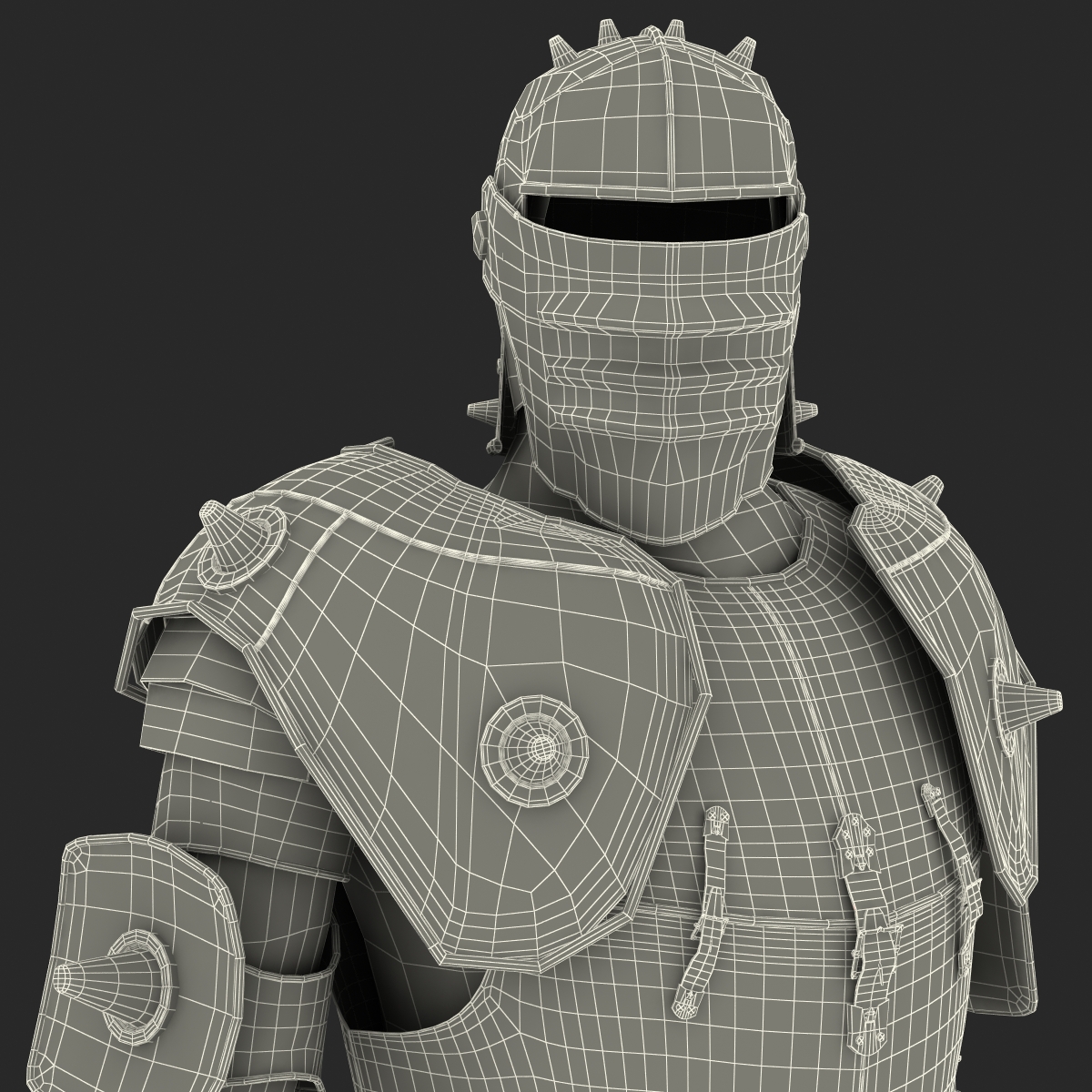 Medieval Suit of Armor 2 3D model