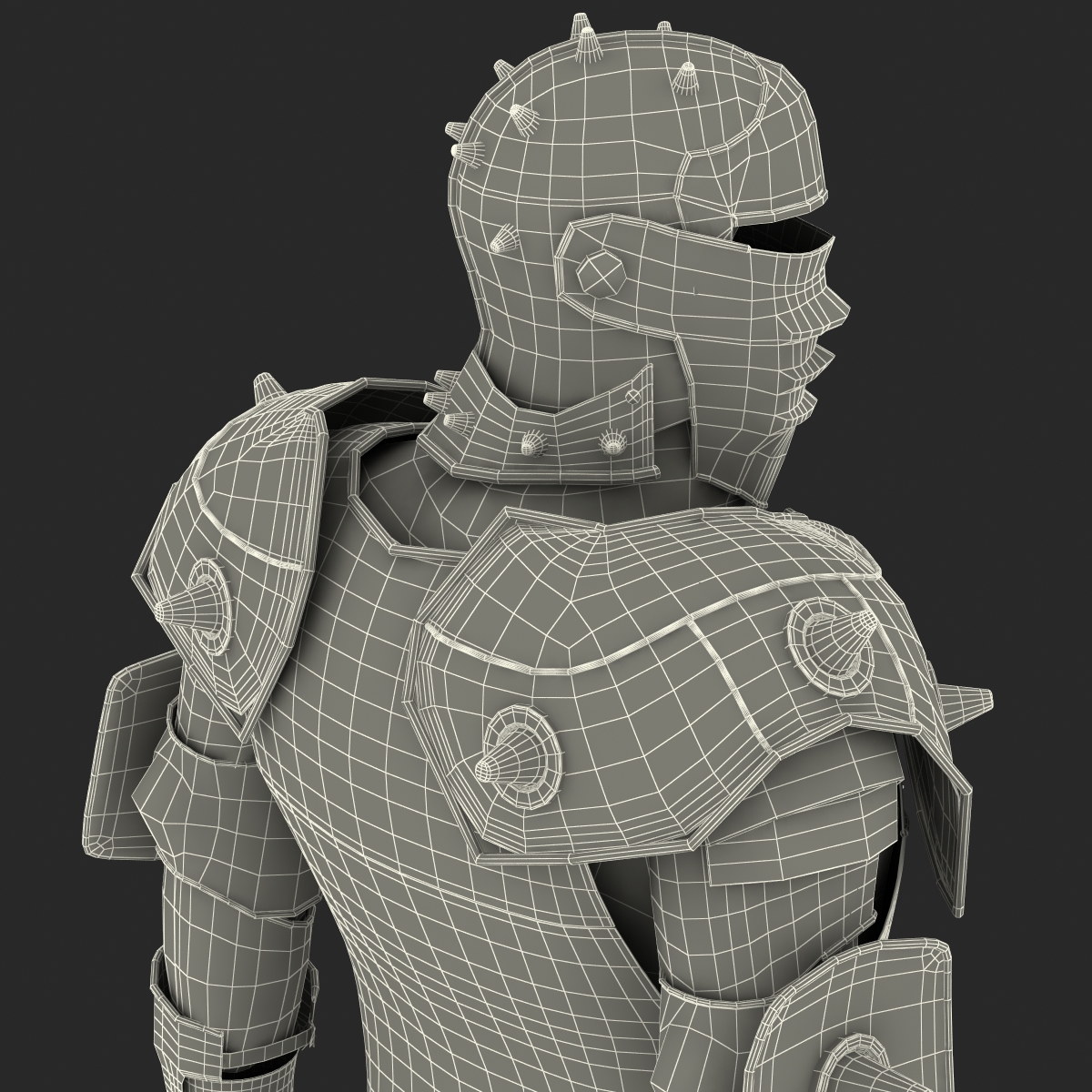 Medieval Suit of Armor 2 3D model