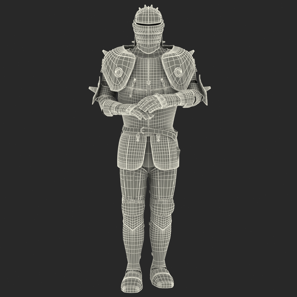 Medieval Suit of Armor 3 3D model