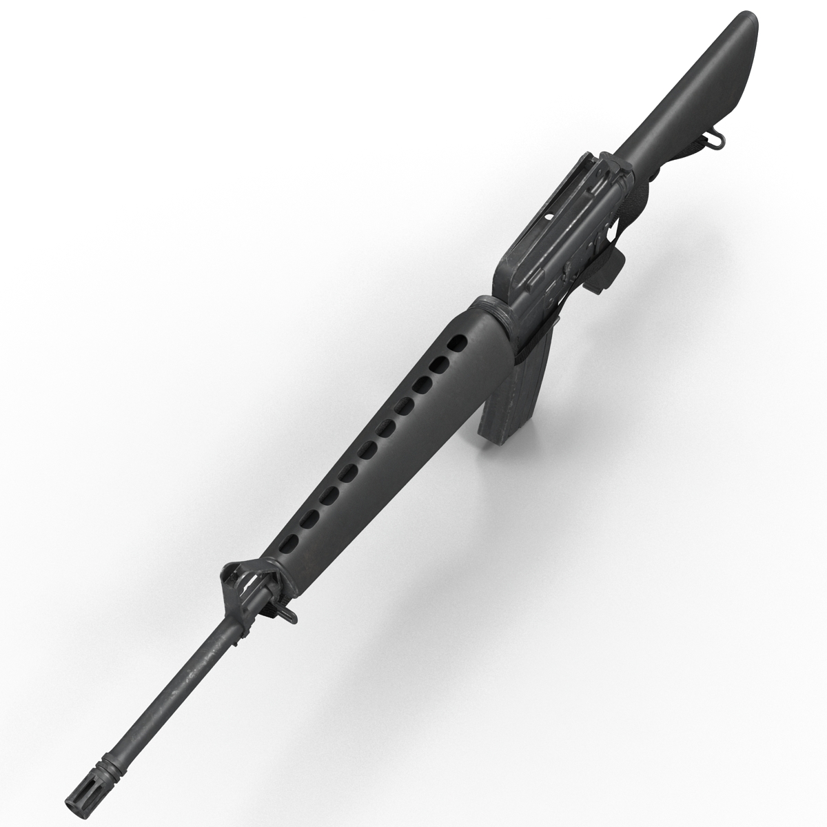 Assault Rifle M16 5 3D model