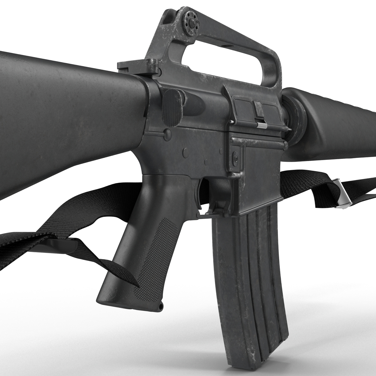 Assault Rifle M16 5 3D model