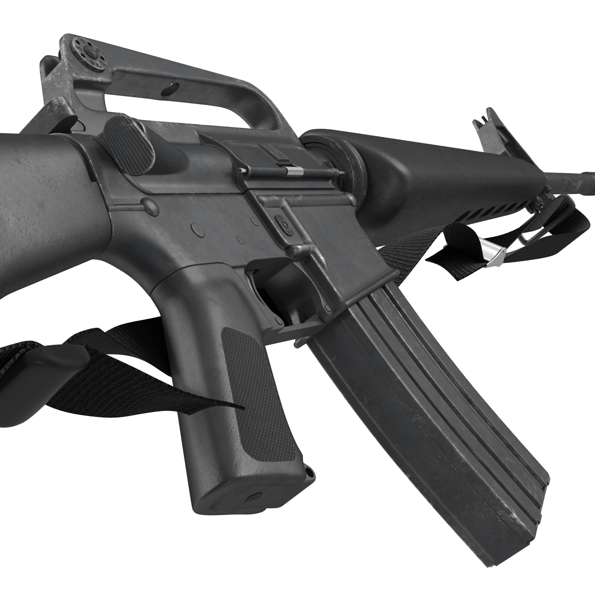 Assault Rifle M16 5 3D model