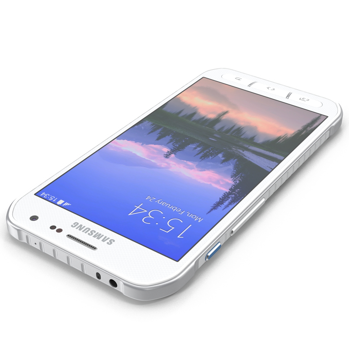 3D model Samsung Galaxy S6 Active White