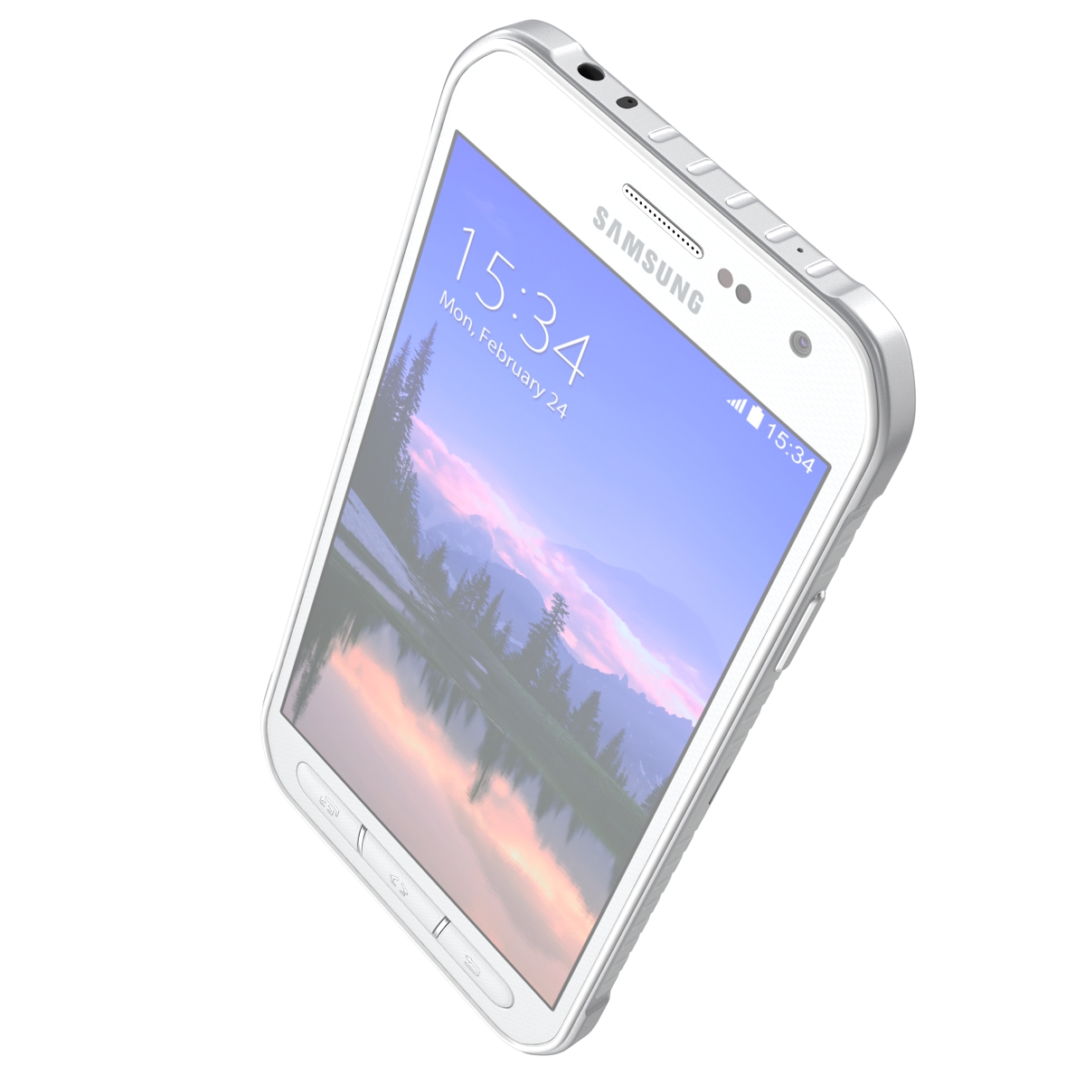 3D model Samsung Galaxy S6 Active White