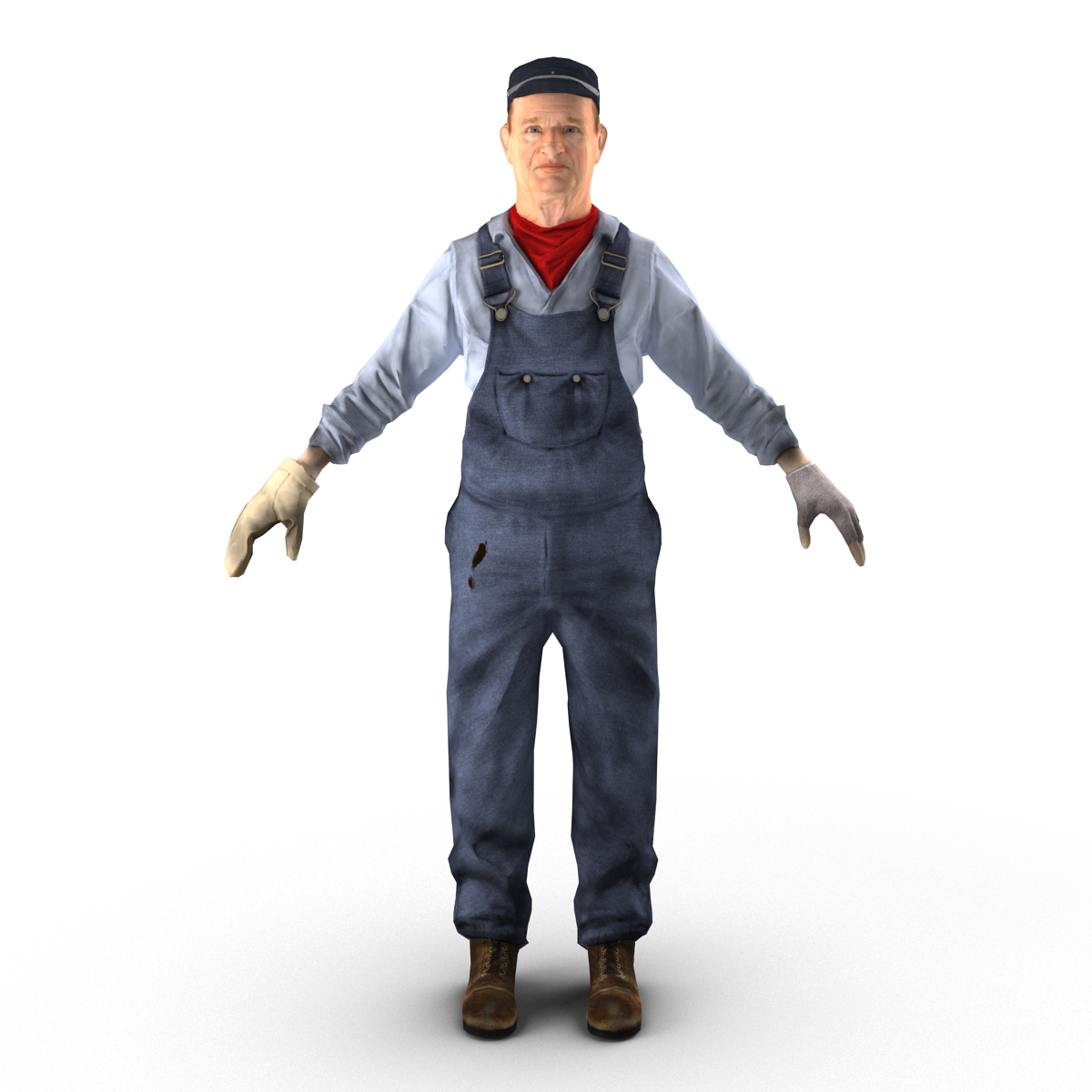 Locomotive Engineer 3D model