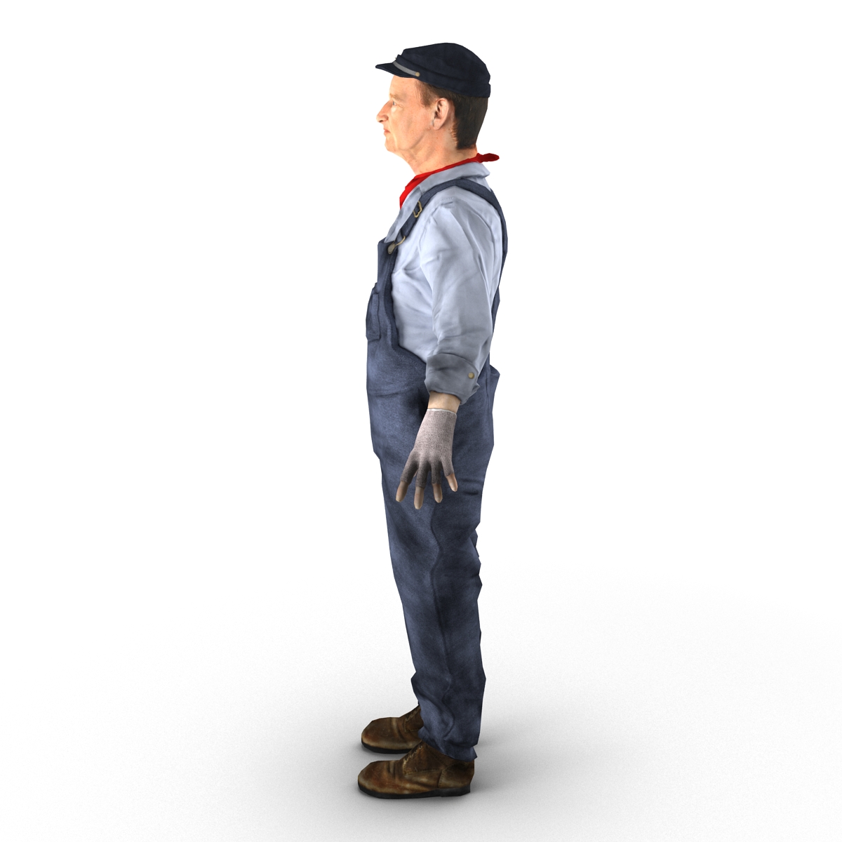 Locomotive Engineer 3D model