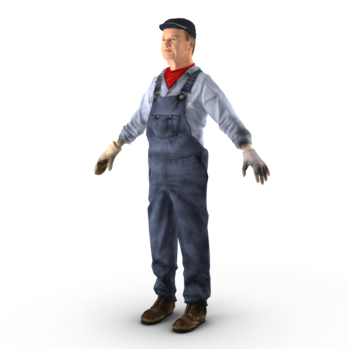 Locomotive Engineer 3D model