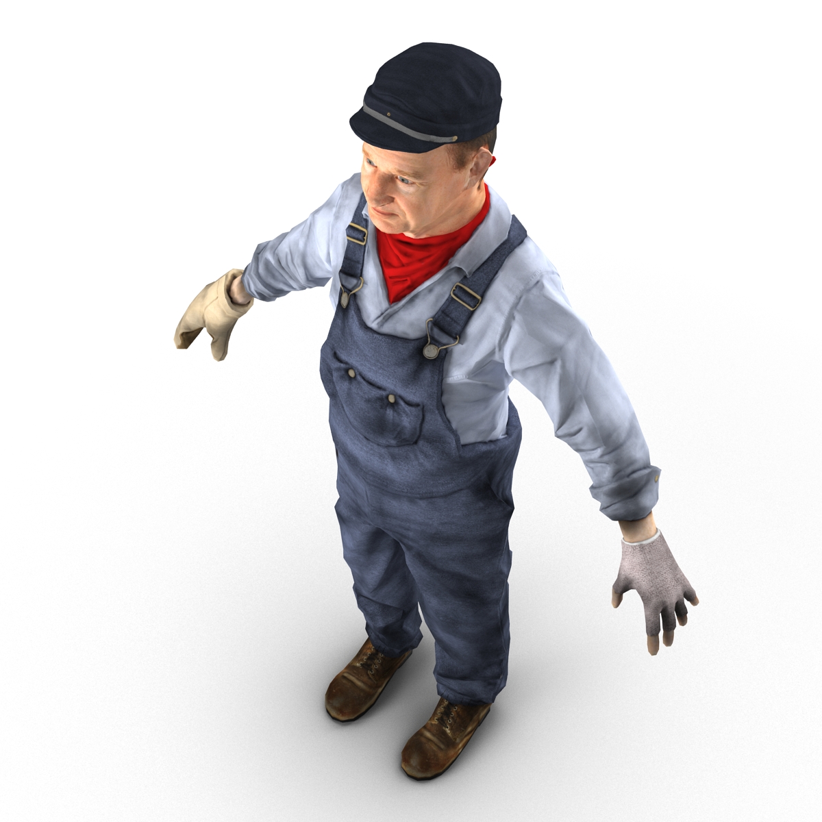 Locomotive Engineer 3D model