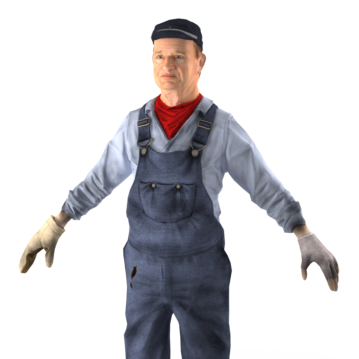 Locomotive Engineer 3D model