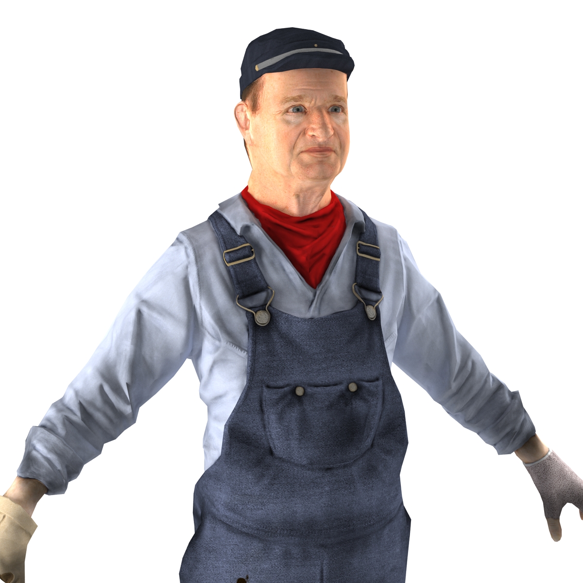 Locomotive Engineer 3D model