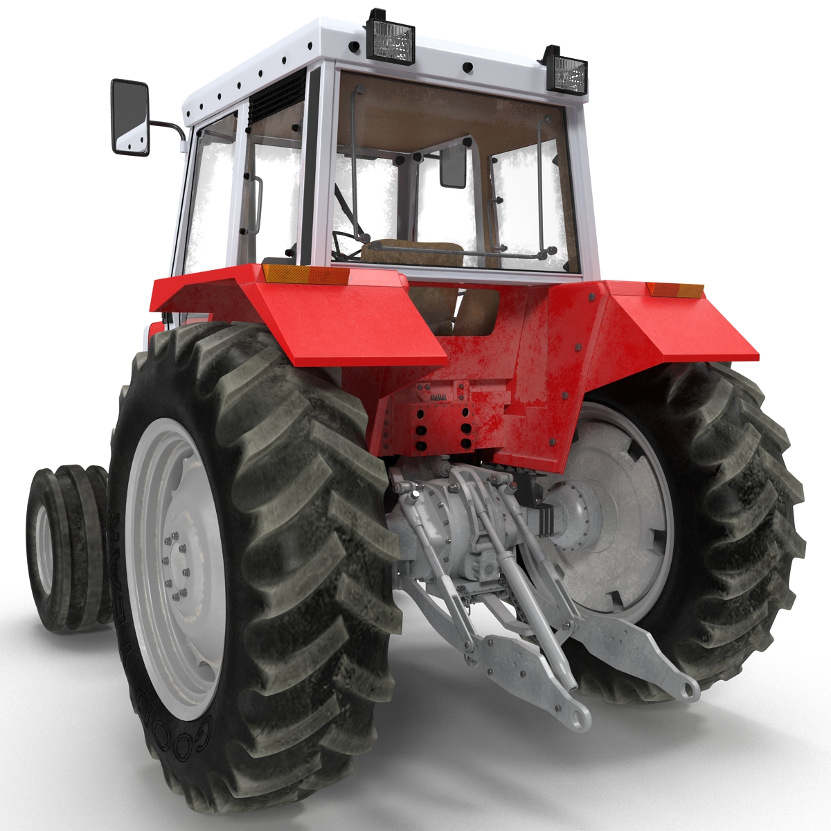 3D model Vintage Tractor Ferguson 698 Rigged