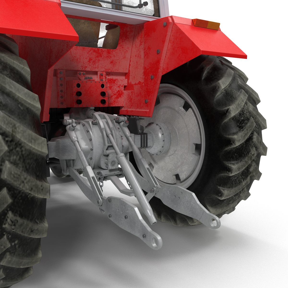 3D model Vintage Tractor Ferguson 698 Rigged