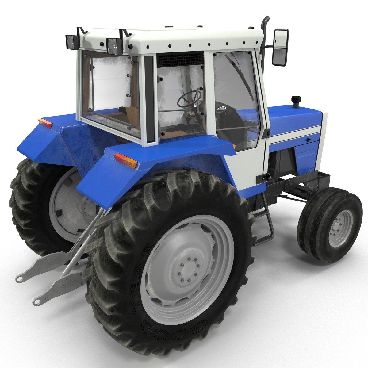 3D Vintage Tractor Generic model