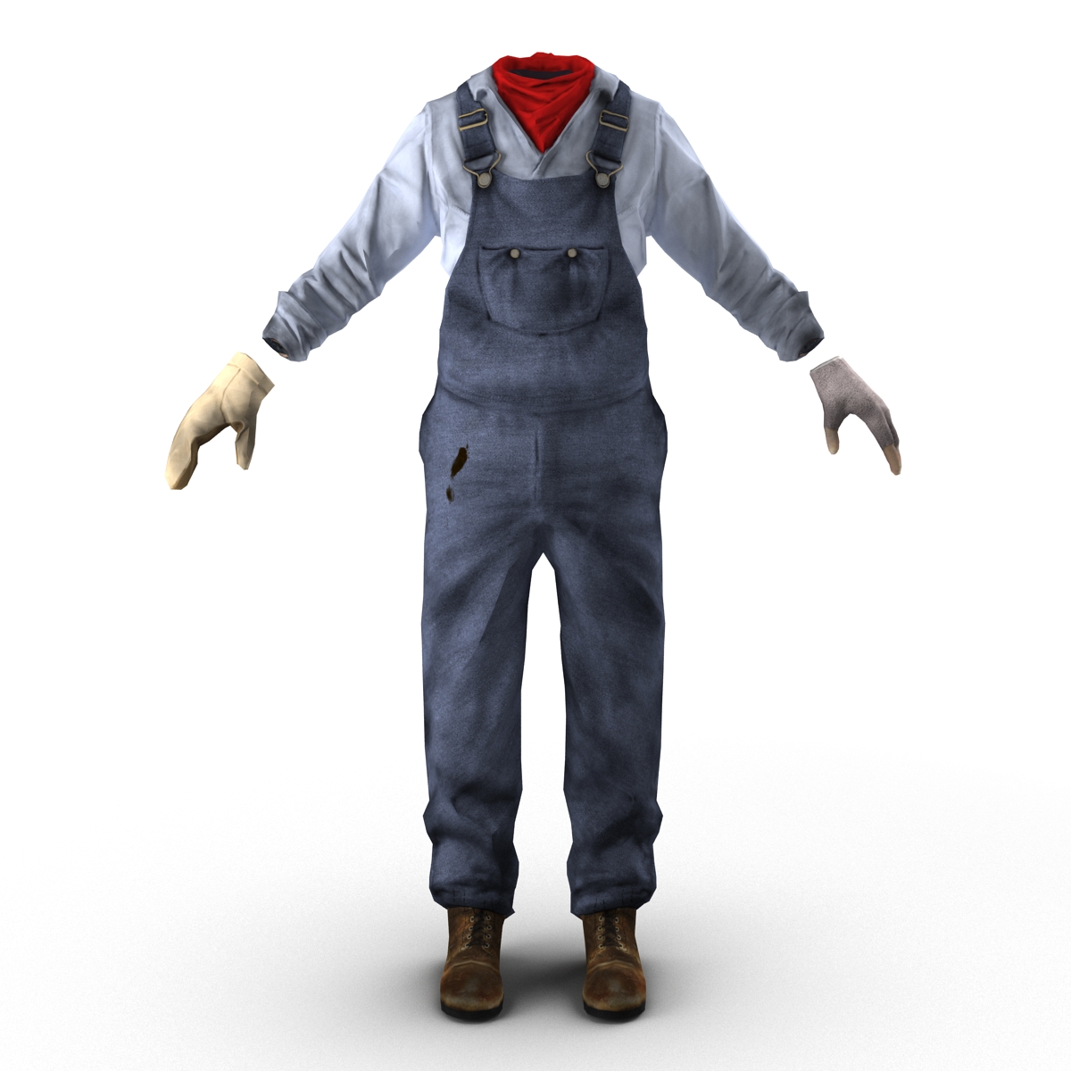 Worker Clothes 3D model