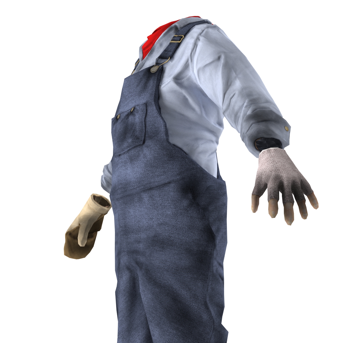 Worker Clothes 3D model