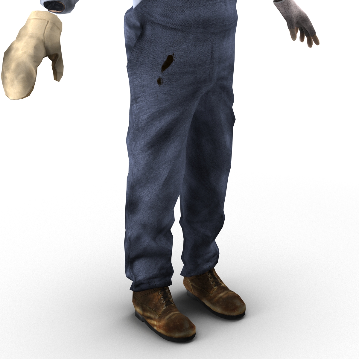 Worker Clothes 3D model