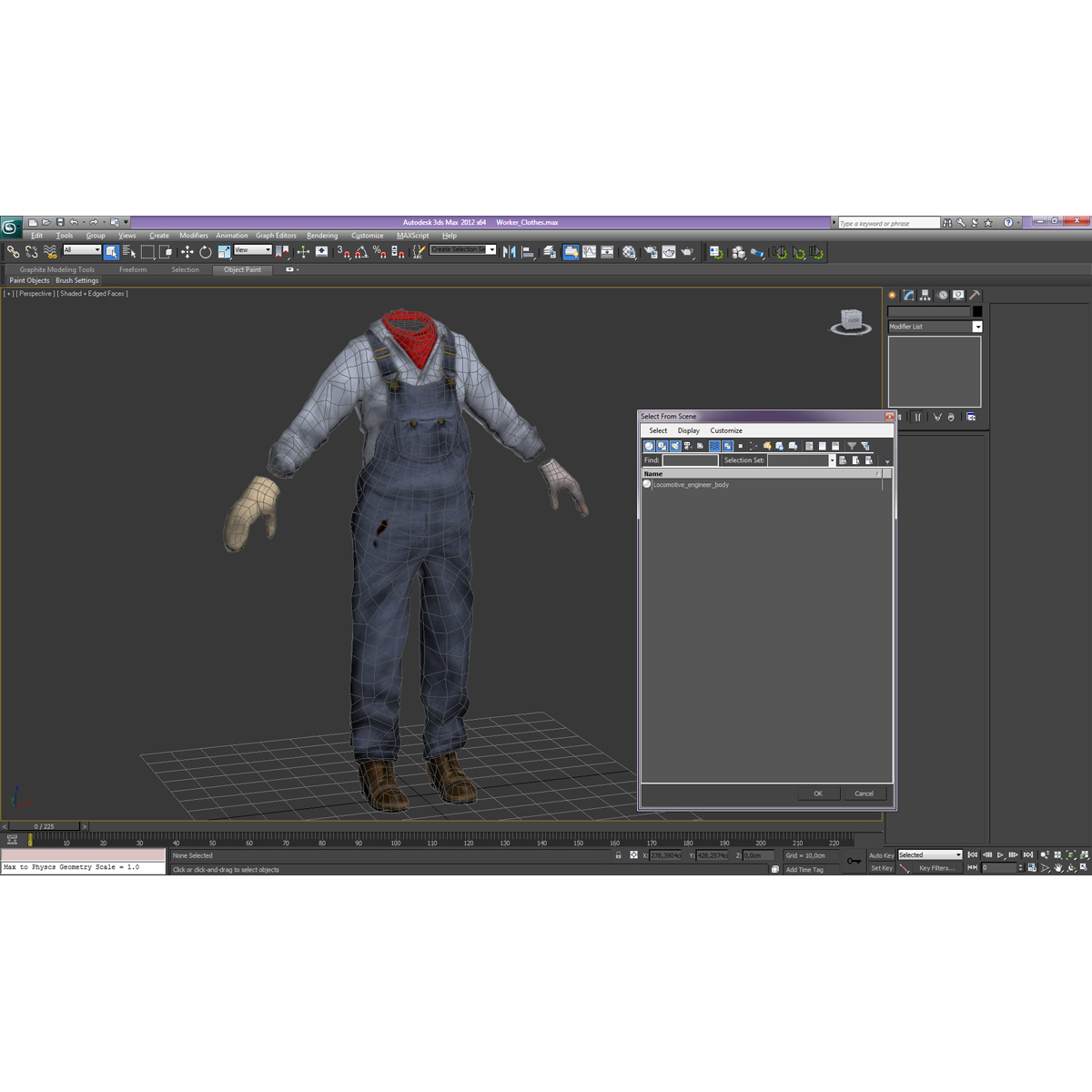 Worker Clothes 3D model