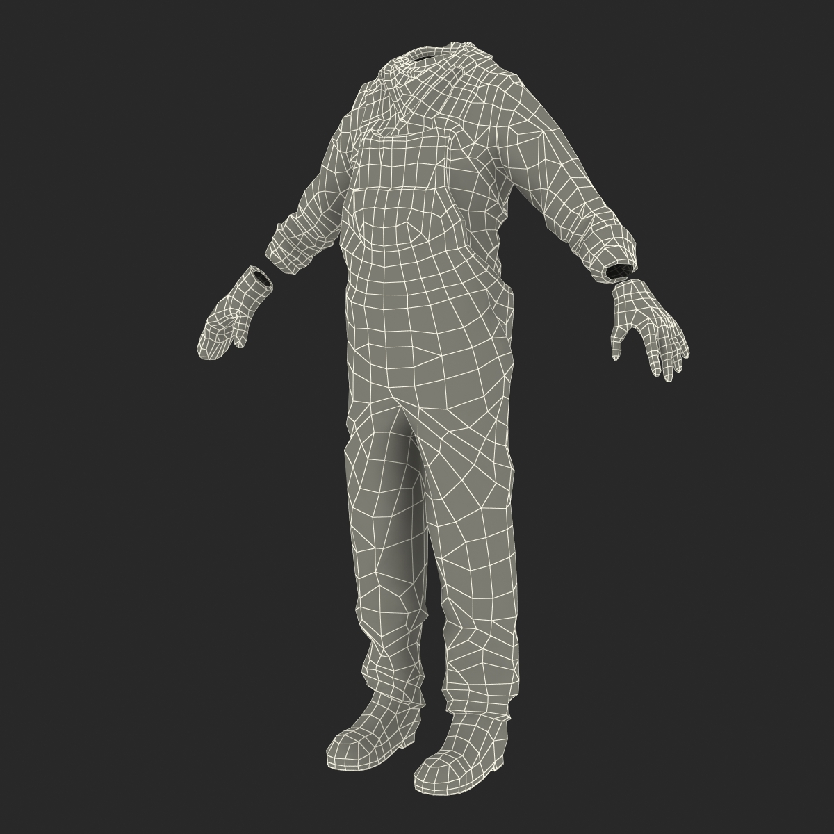 Worker Clothes 3D model