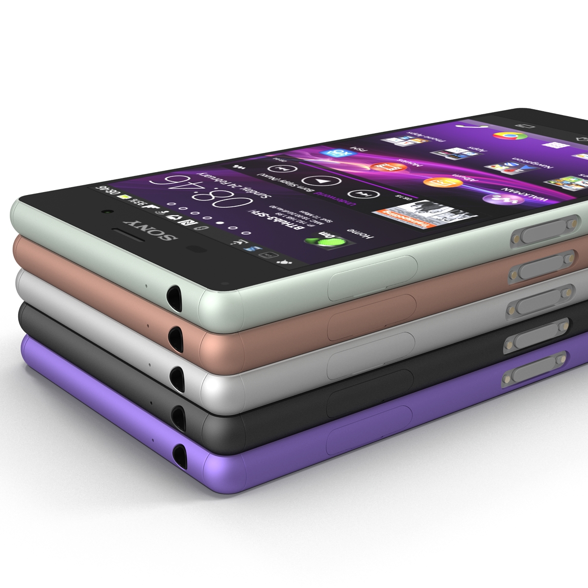 3D Sony Xperia Z3 Set model