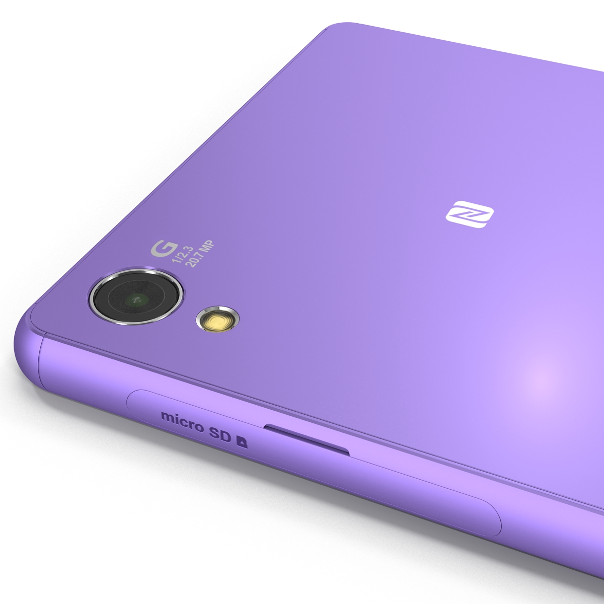 3D Sony Xperia Z3 Violet