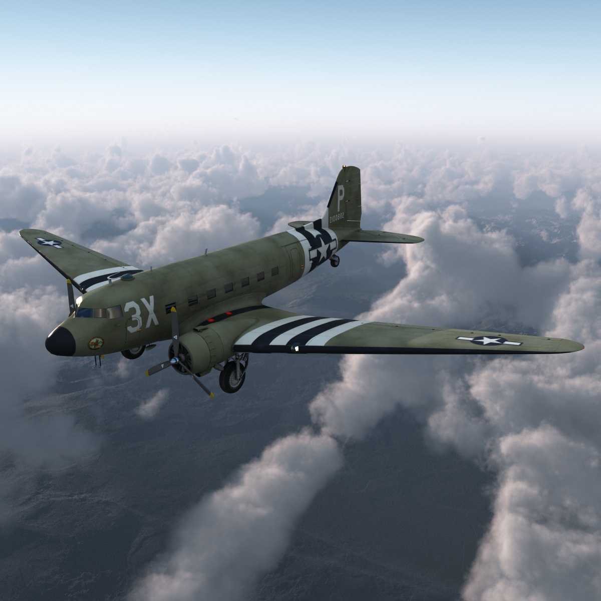 Douglas DC 3 3D