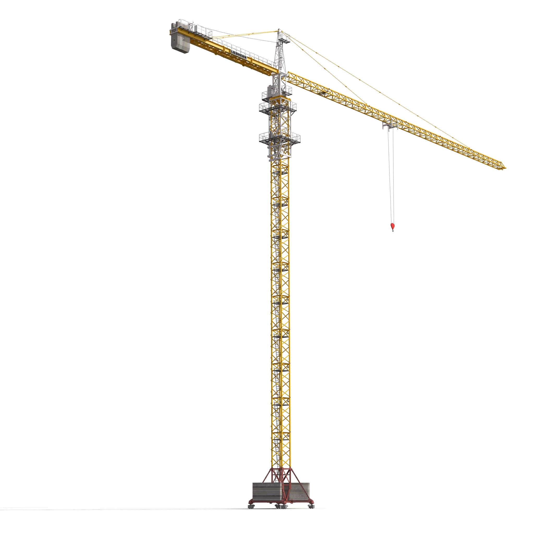 3D model Tower Crane Liebherr