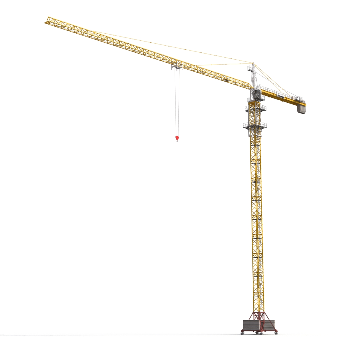 3D model Tower Crane Liebherr