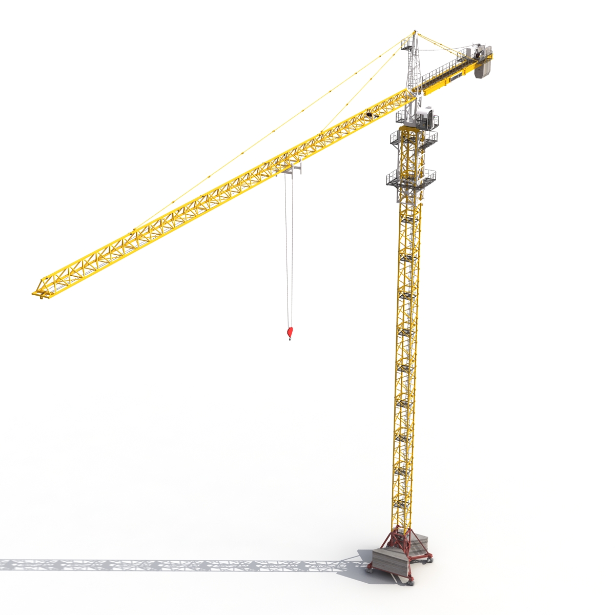 3D model Tower Crane Liebherr