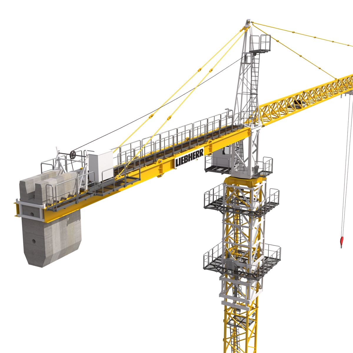 3D model Tower Crane Liebherr