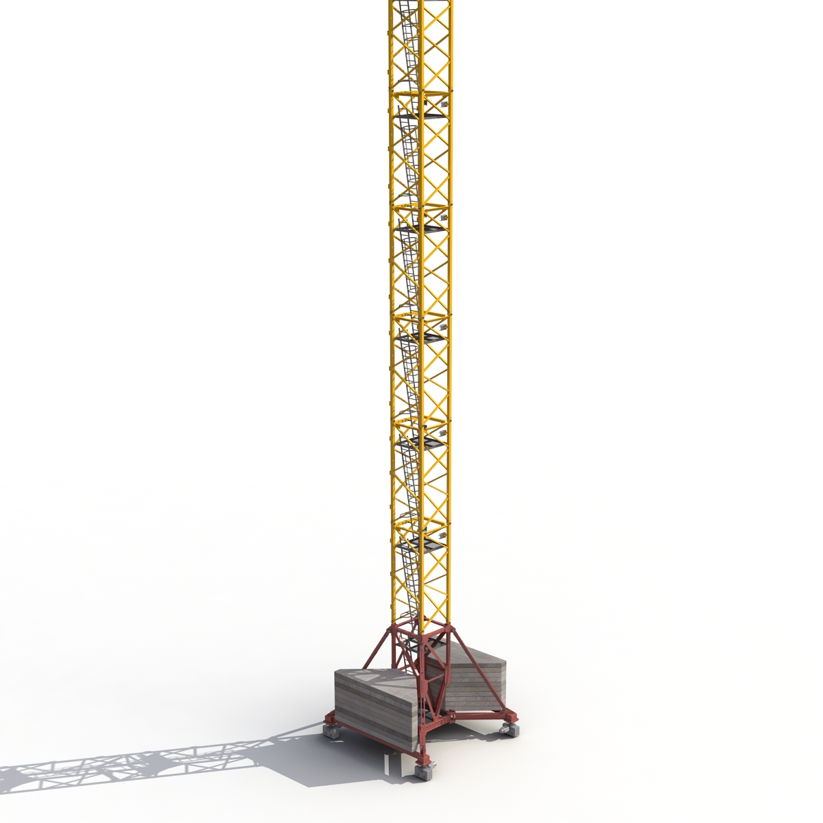 3D model Tower Crane Liebherr