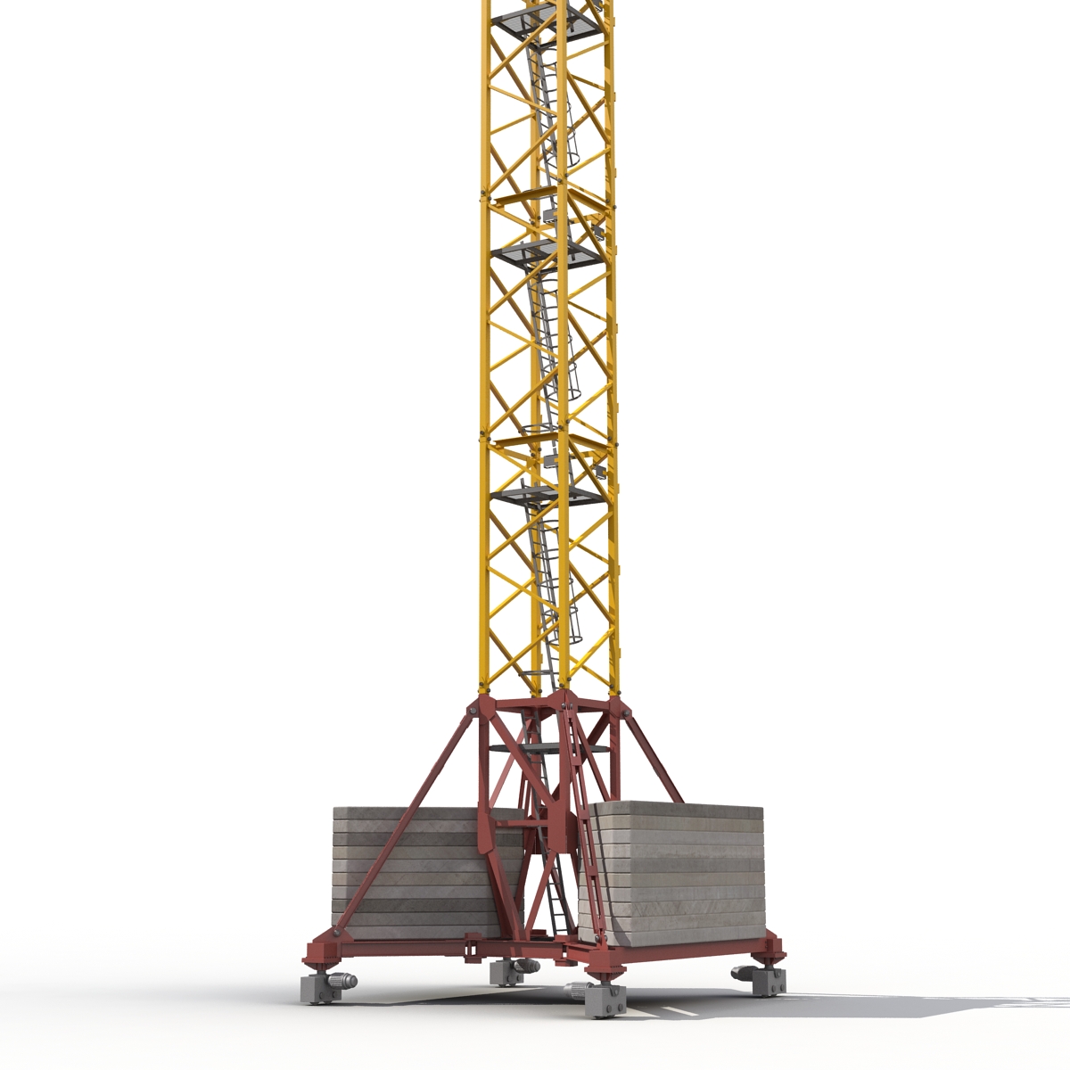 3D model Tower Crane Liebherr