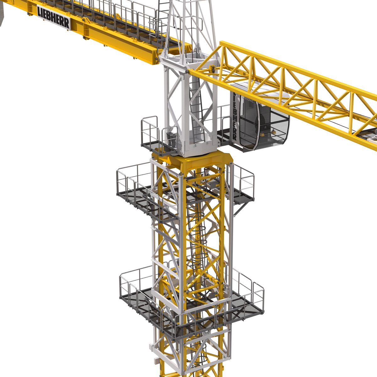 3D model Tower Crane Liebherr