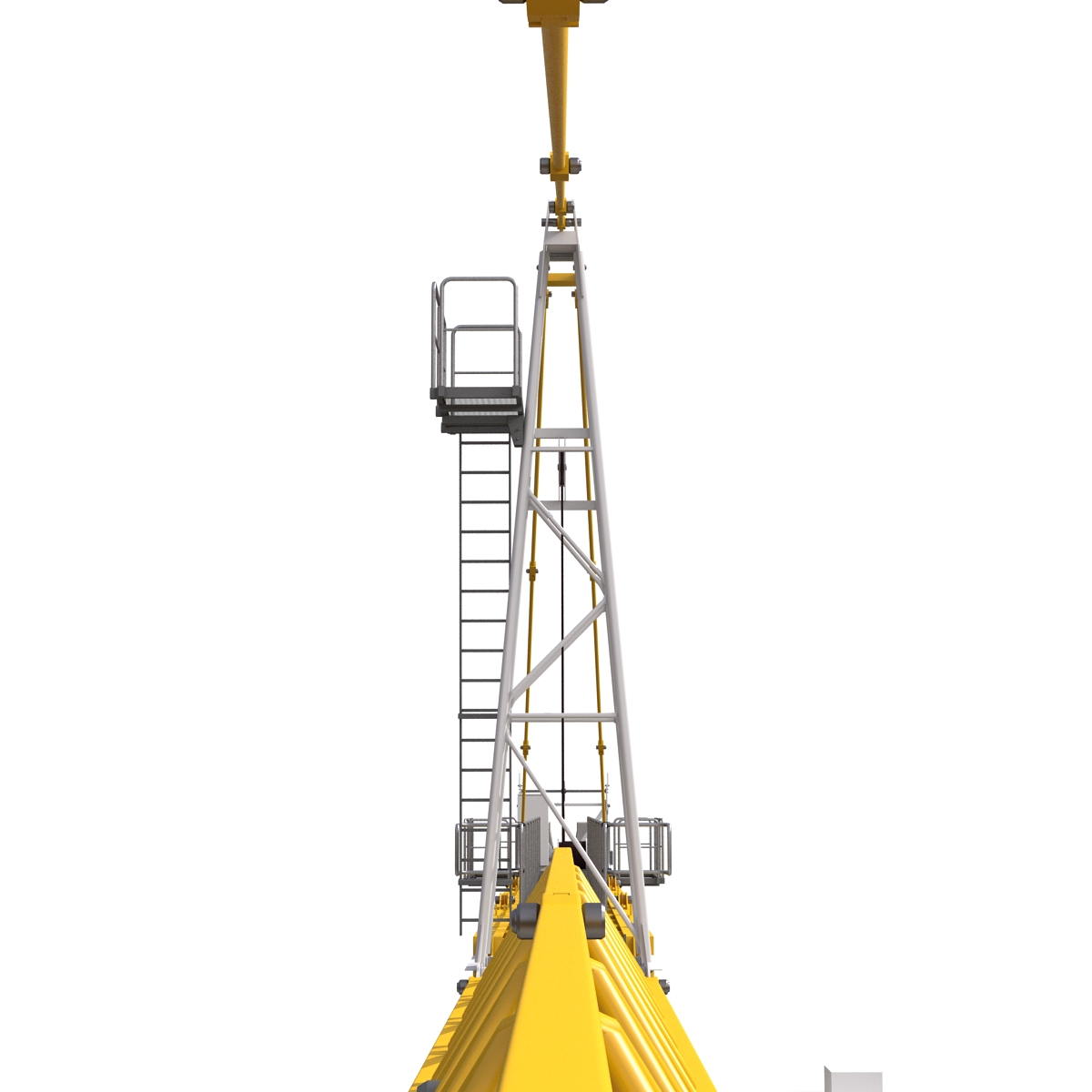 3D model Tower Crane Liebherr