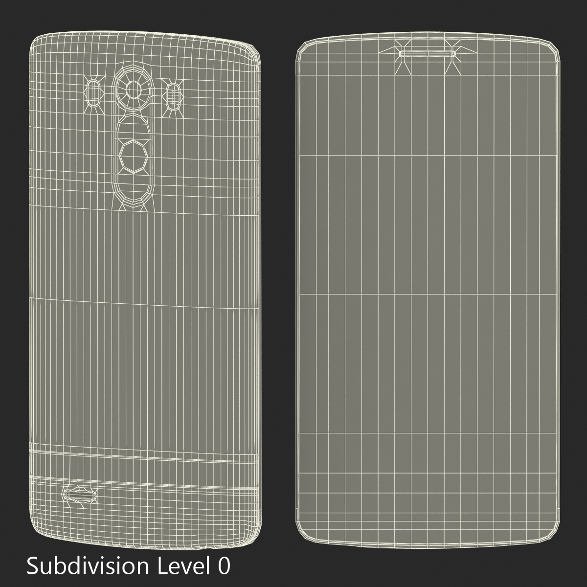 3D model LG G3 Dark Gray