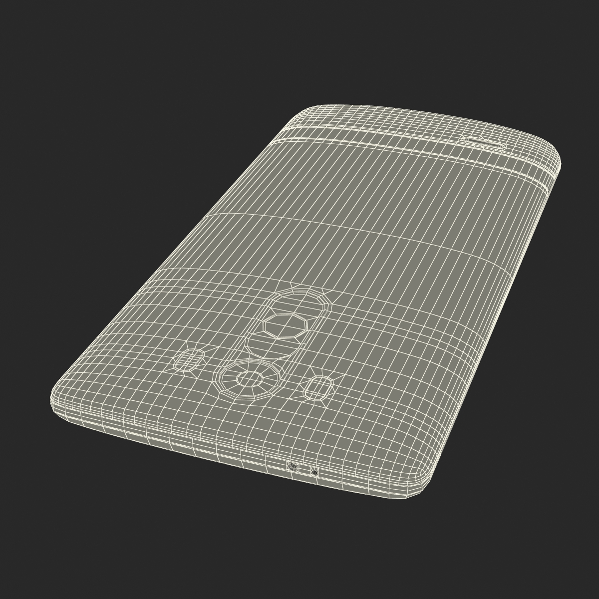 3D model LG G3 Dark Gray