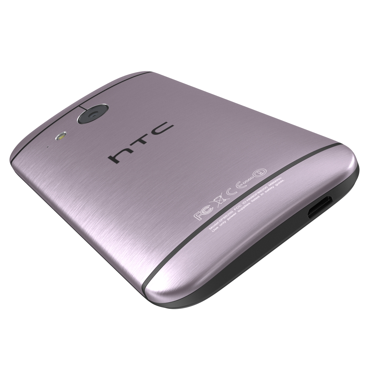 3D HTC One Mini 2 Light Lilac