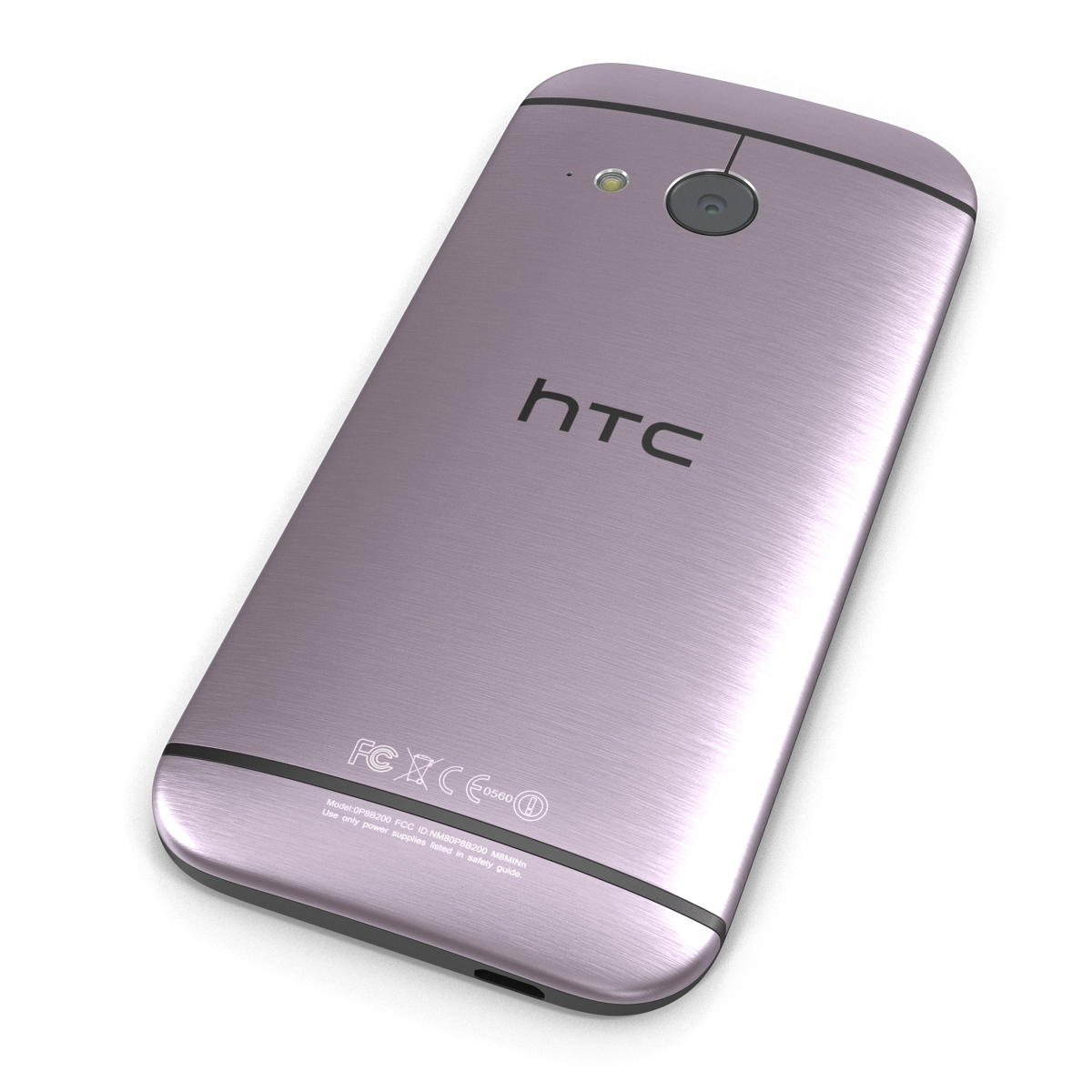 3D HTC One Mini 2 Light Lilac