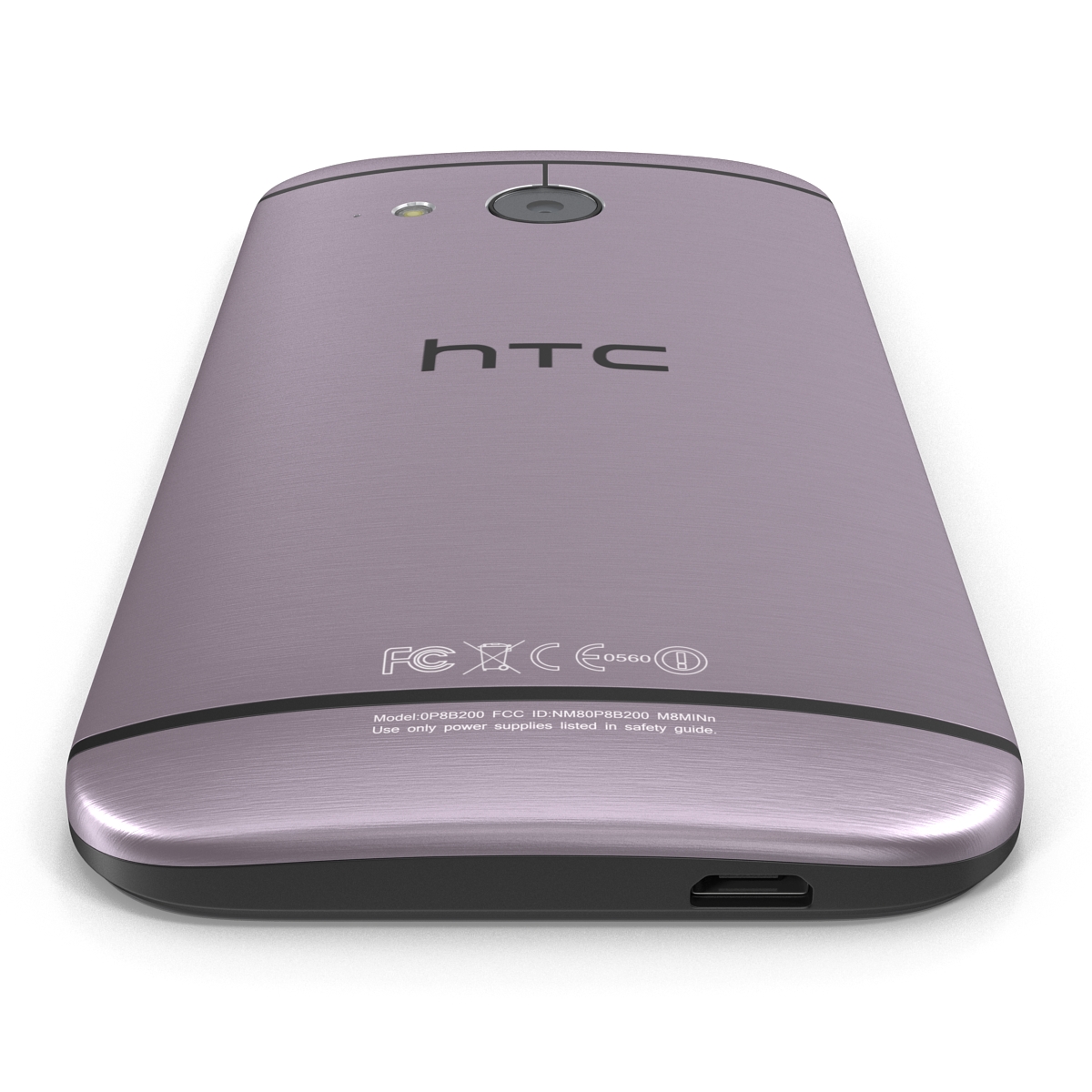 3D HTC One Mini 2 Light Lilac